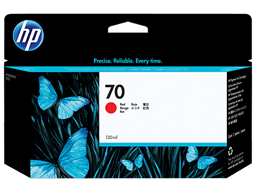 HP 70 130-ml Red DesignJet Ink Cartridge (C9456A)