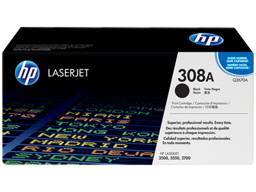 HP 308A Black Original LaserJet Toner Cartridge (Q2670A)