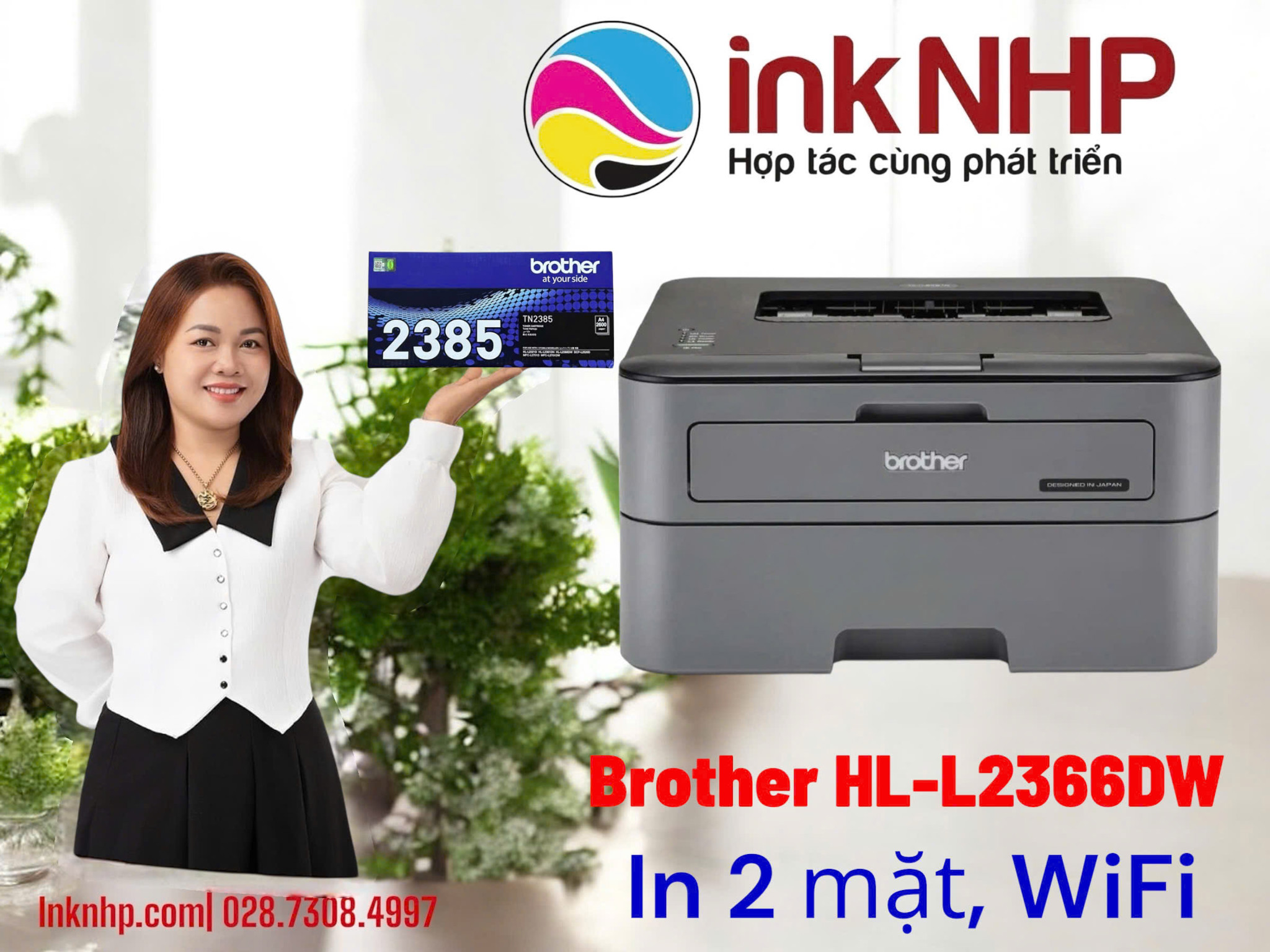 Mực Máy In Brother HL-L2366DW Chính Hãng – Giá Tốt – Giao Nhanh